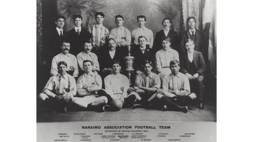 harry manson and the nanaimo association football soccer team
